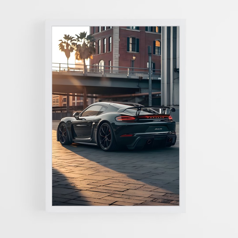 Poster GT Cayman sophistiqué – affiche Porsche (vue 3)